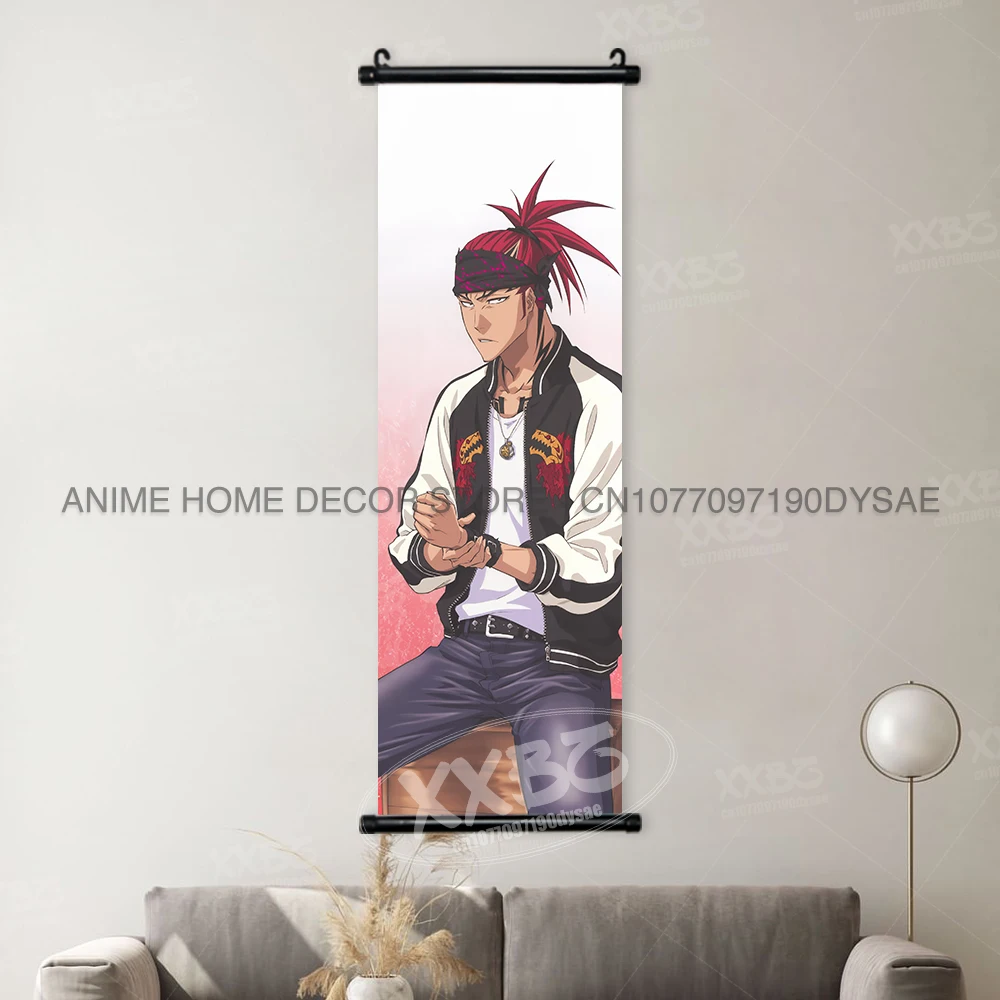 Bleach Anime Art Scroll: Ichigo & Orihime Decorative Wall Hanging