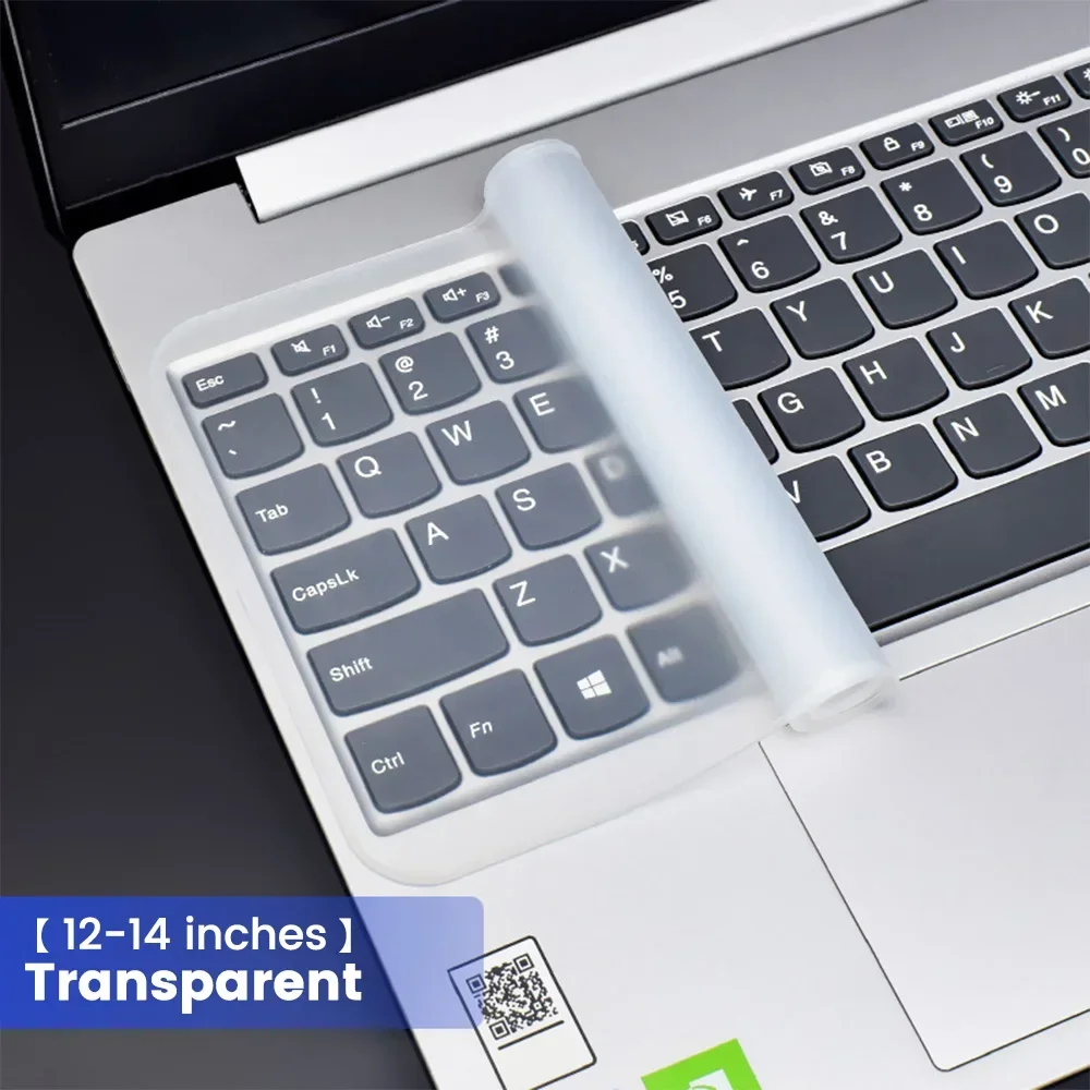 thumbnail image 1 of Protector universal para teclado de portátil de 12 a 17 pulgadas, de silicona, resistente al agua y al polvo, película protectora para teclado de ordenador portátil, 1 of 5