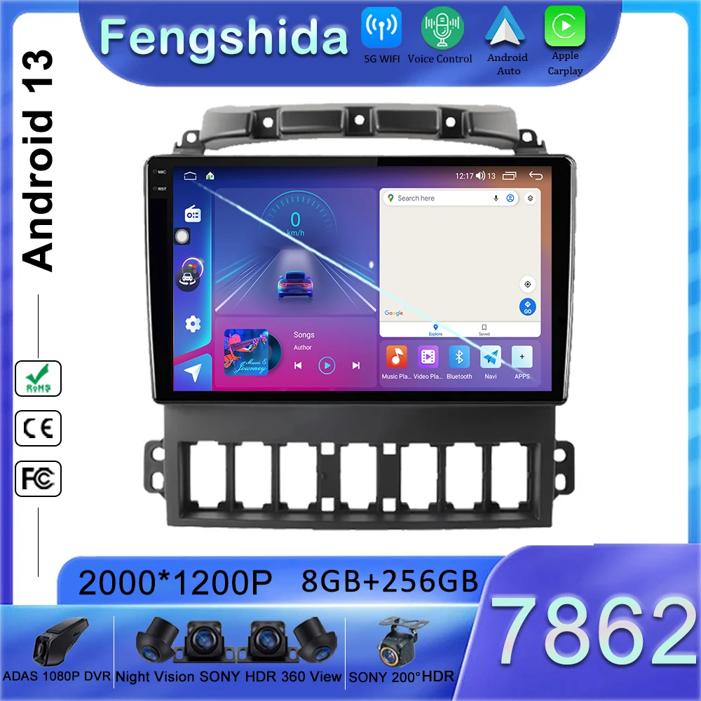 

Android 13 Car Radio DVD For Hyundai ioniq 2018 High-performance Stereo Head Unit Multimedia Player GPS Navigation No 2din DVD