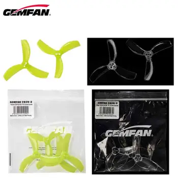 GEMFAN 2820 3-Blade Propeller 71mm 1.5mm CW/CCW PC Props For FPV Racing Drone Quadcopter 200mm Multiaxis Soccer Blad RC 4pairs 1