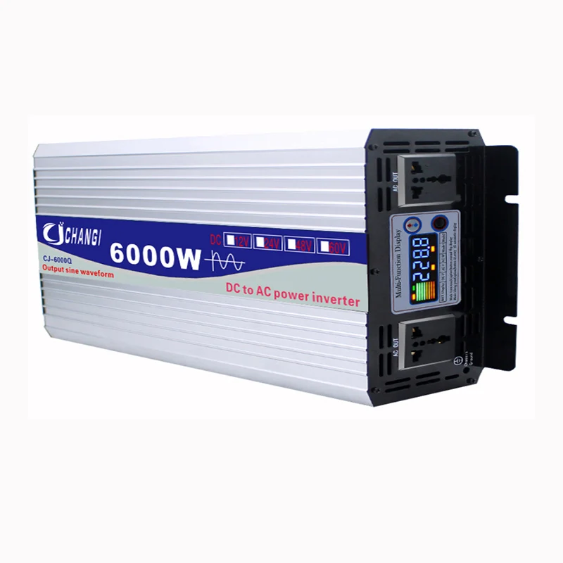 4000W/8000W Pure Sine Wave Power Inverter DC 12V to AC 110V 120V Car  Converter