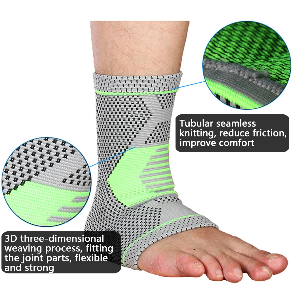 1Pc Sports Ankle Brace Compression Support Sleeve for Injury Recovery Joint Pain Tendon Support Plantar Fasciitis Foot Socks ankle support compression socks ankle straps fitness ankle straps ankle support brace neuropathy socks