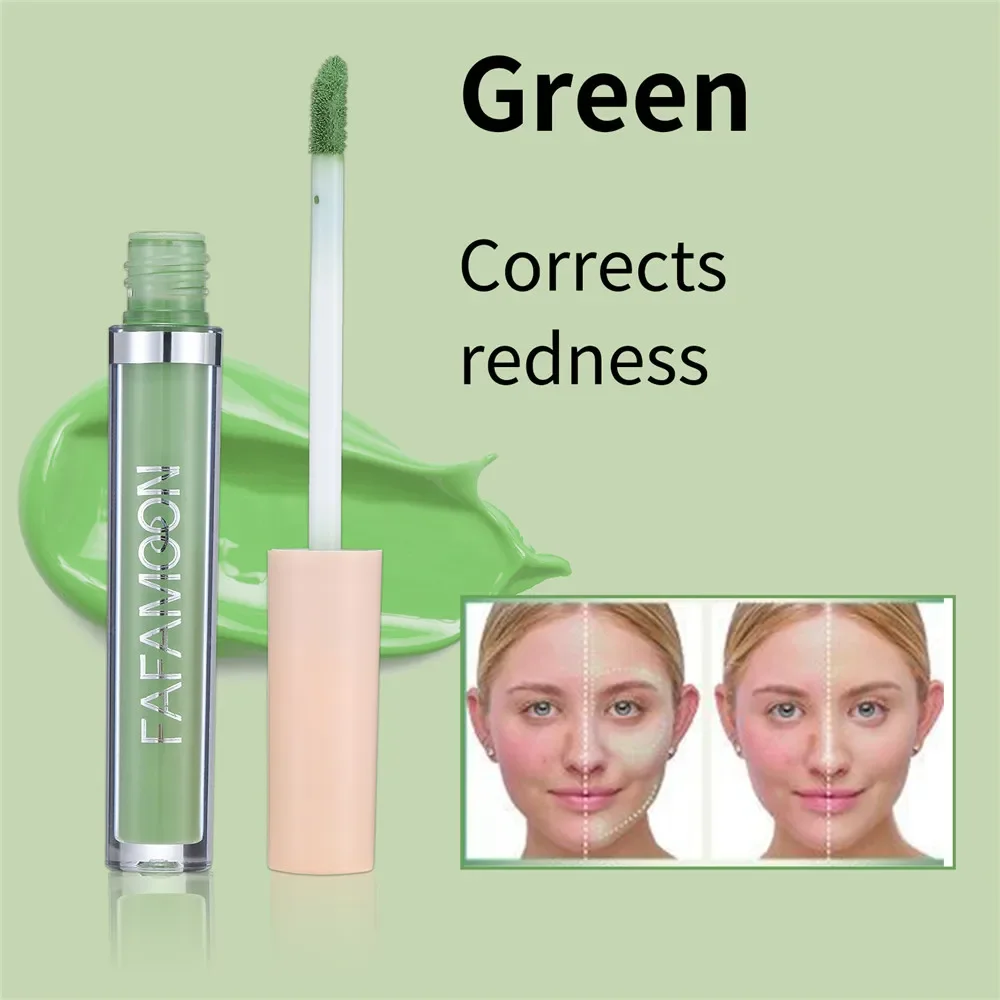 Liquid Concealer Full Coverage Foundation Cream Cover Spot Acne Dark Circles Tinted Shades Concealer Even Skin Tone Face Makeup