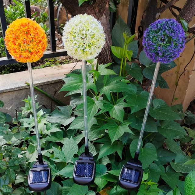 Kültéri Napenergia -Pitypang Lámpa Világítás Kerti Led -Es Világításhoz Lámpák Vízálló Dekoráció - Image 5
