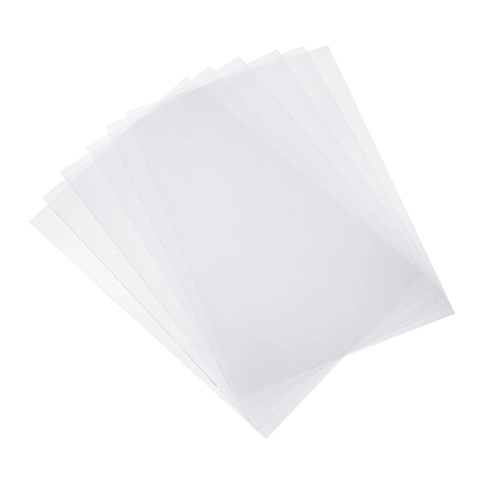 10Pcs 8 Mil 투명 PVC 바인딩 커버 전면보기 보호기 프리젠 테이션 보고서 비즈니스 사무용품 문서 용 펀치 없음