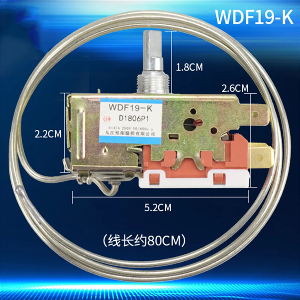 Universal Frigorífico Termostato Interruptor Regulador Temperatura Wdf19-k Termostato Geladeiras