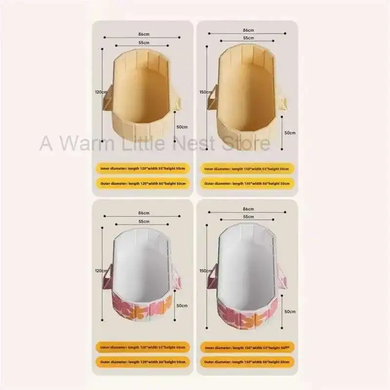 Modern Full Body Folding Bathtubs for Adults Large Plastic Bathtub Bath Bucket Bathroom Household Portable Spa Pedicure Tub