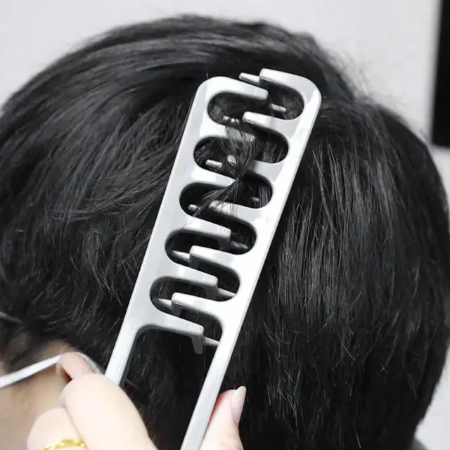 Peignes à racines moelleuses, faciles à nettoyer, outil de soins capillaires léger, volumateur bouclé, peigne de naissance des cheveux Portable 1