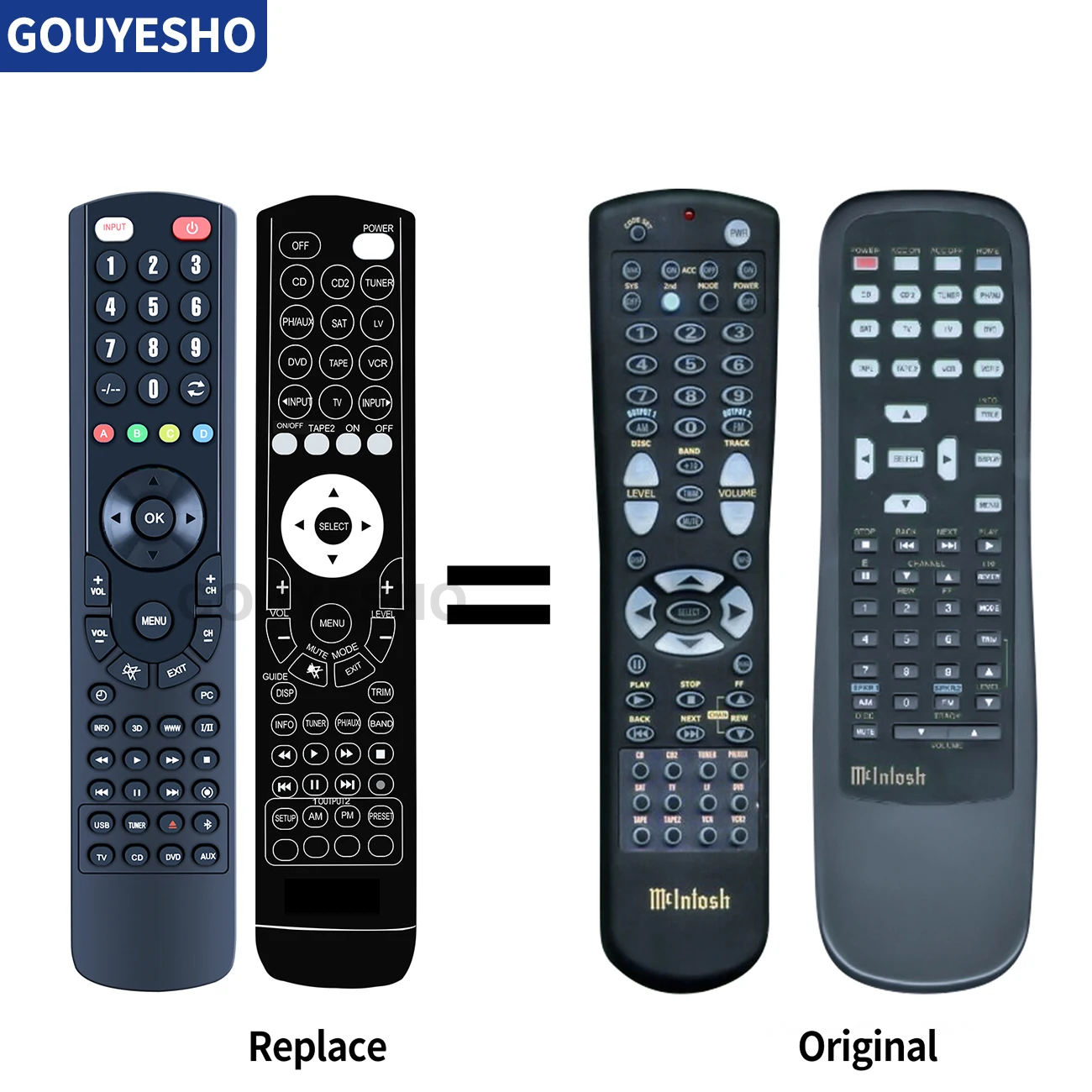 Nuovo Telecomando Per Mcintosh Mx119, Mx135, Ma6900, C220, Ma6300 Audio