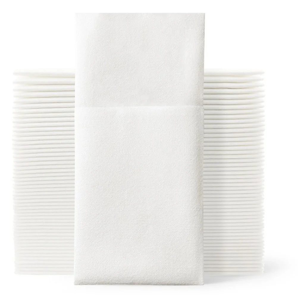 50 Pcs Knife and Fork Bag Napkin Hand Paper Towels Dinner Napkins Party Safety Wedding Desktop Personalized