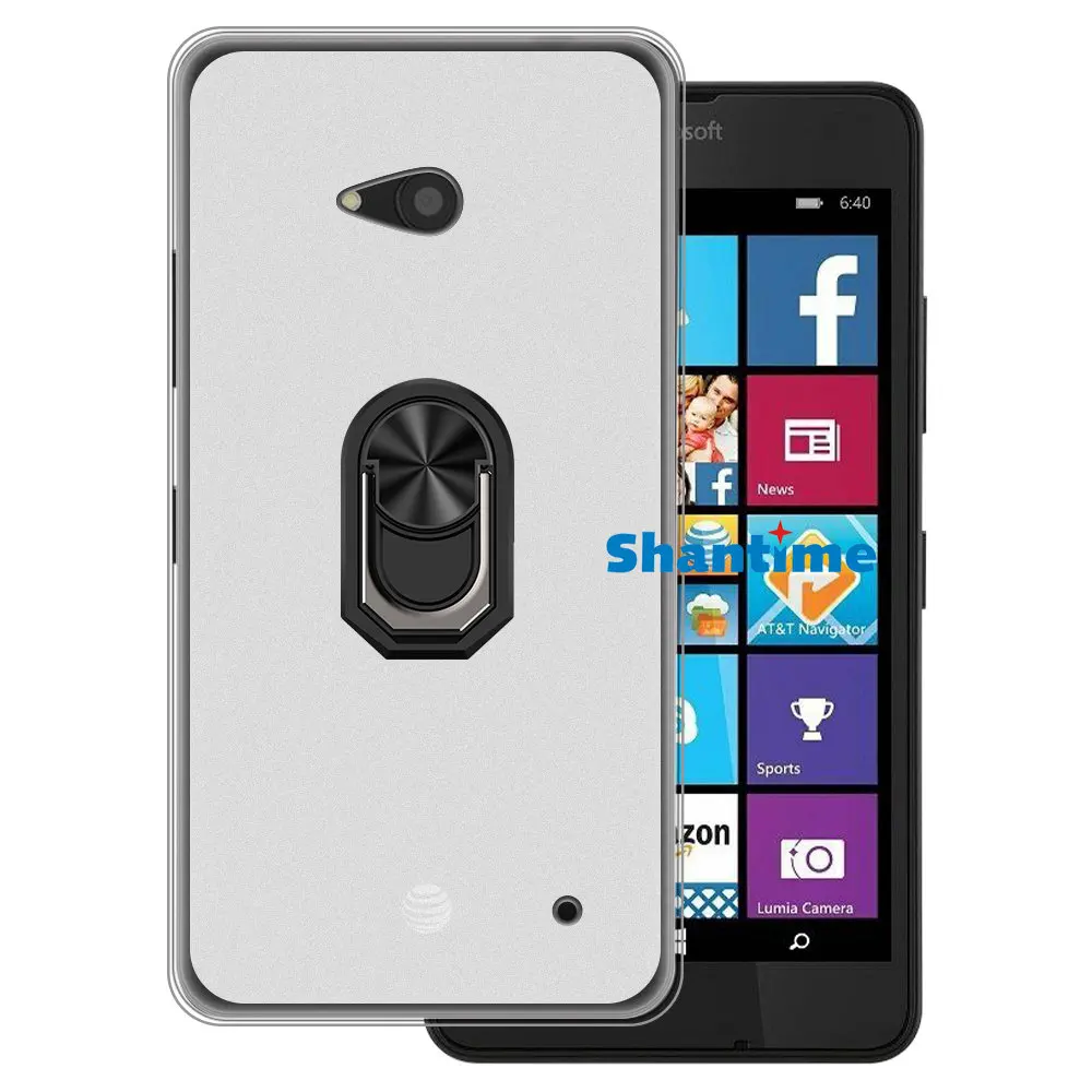 Supporto Per Anello Antiurto Di Lusso Per Custodia Nokia Lumia 640 Custodia Protettiva In Tpu In Silicone Morbido Per Microsoft Lumia 640 Lte