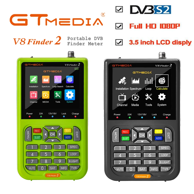 👍gtmedia V8 Finder2 Détecteur Satellite Dvbs2x 1080p Gtmedia V8 Finder