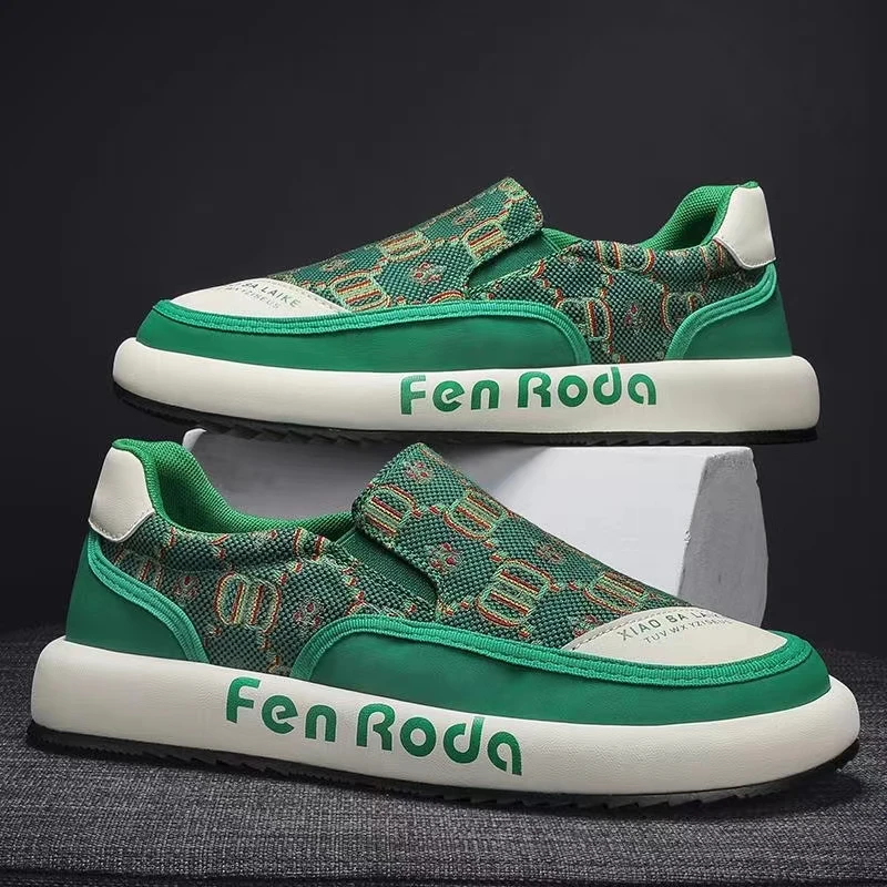 

2023 Comfortable Spring Autumn Men's Shoes Walking Sneakers New Flat with Men Canvas Shoes Breathable Outdoor Casual Cloth Shoes