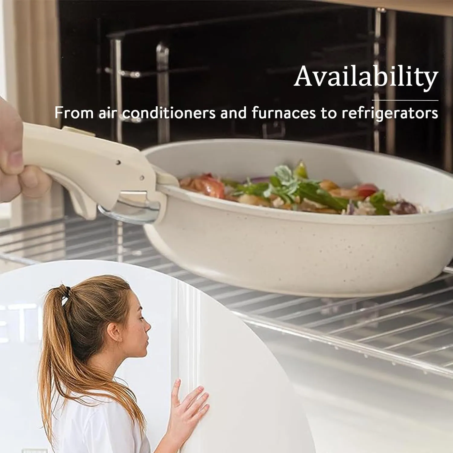 Poignée Amovible Pour Casserole Et Poêle - Anti-brûlure, Résiste à 250°C - Design Ergonomique - Installation Facile