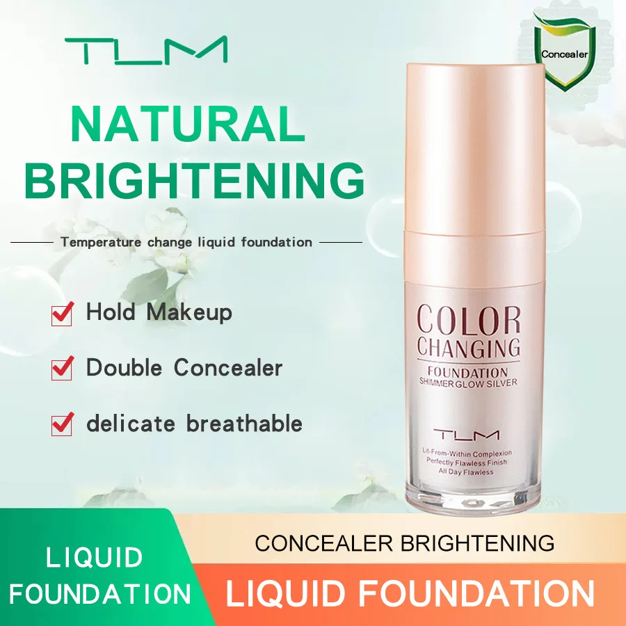 Tlm Fondotinta Liquido Base Trucco Professionale Senza Olio Correttore A Copertura Totale Fondotinta Liquido A Lunga Durata Cosmetici Tum
