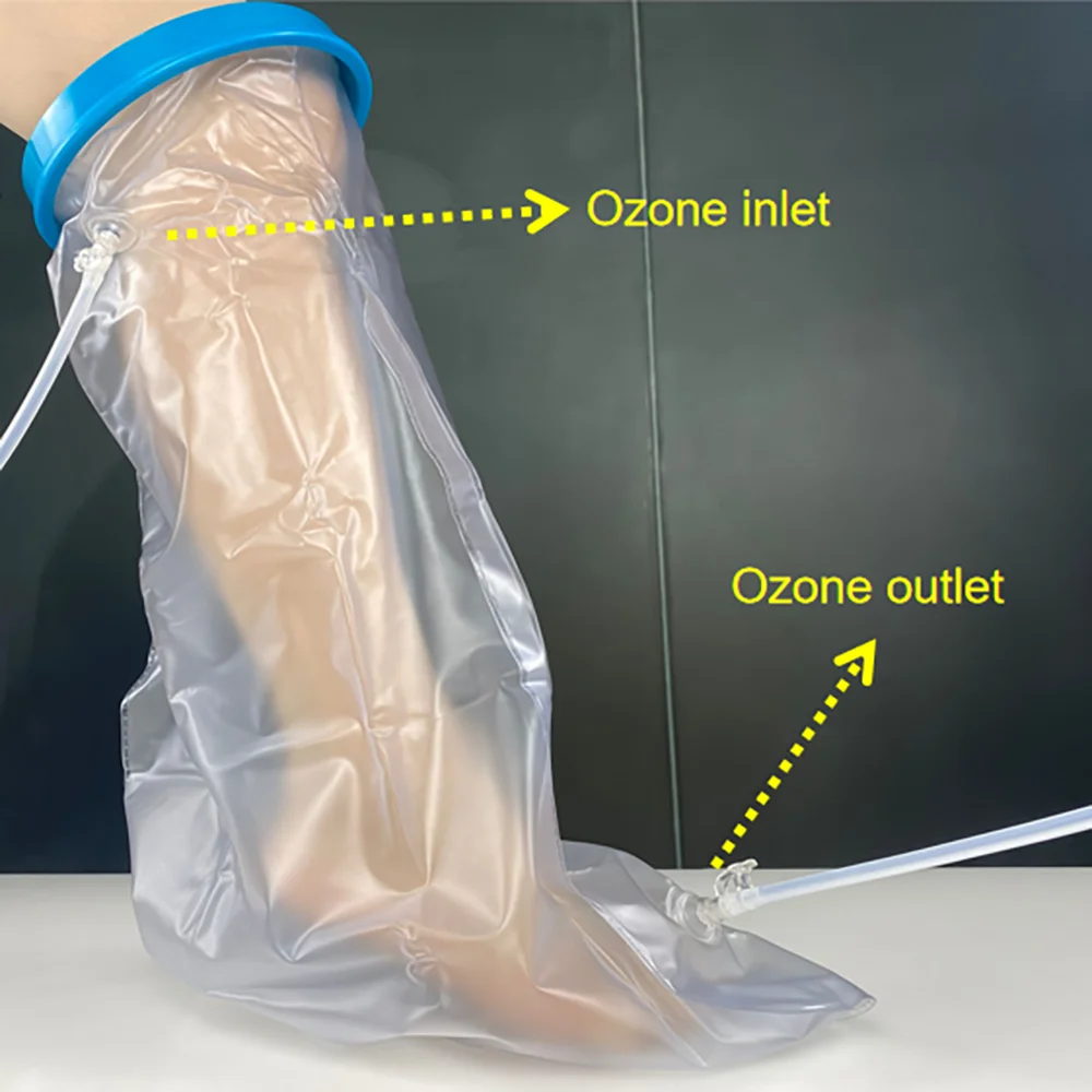 Reusable silicone Ozone Limb Bag for hand arm feet leg ozone limb bag