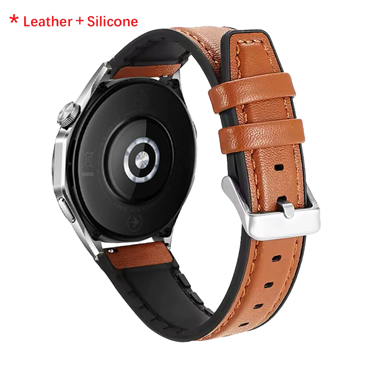 Silicone Leather 22mm Replacement Watchband