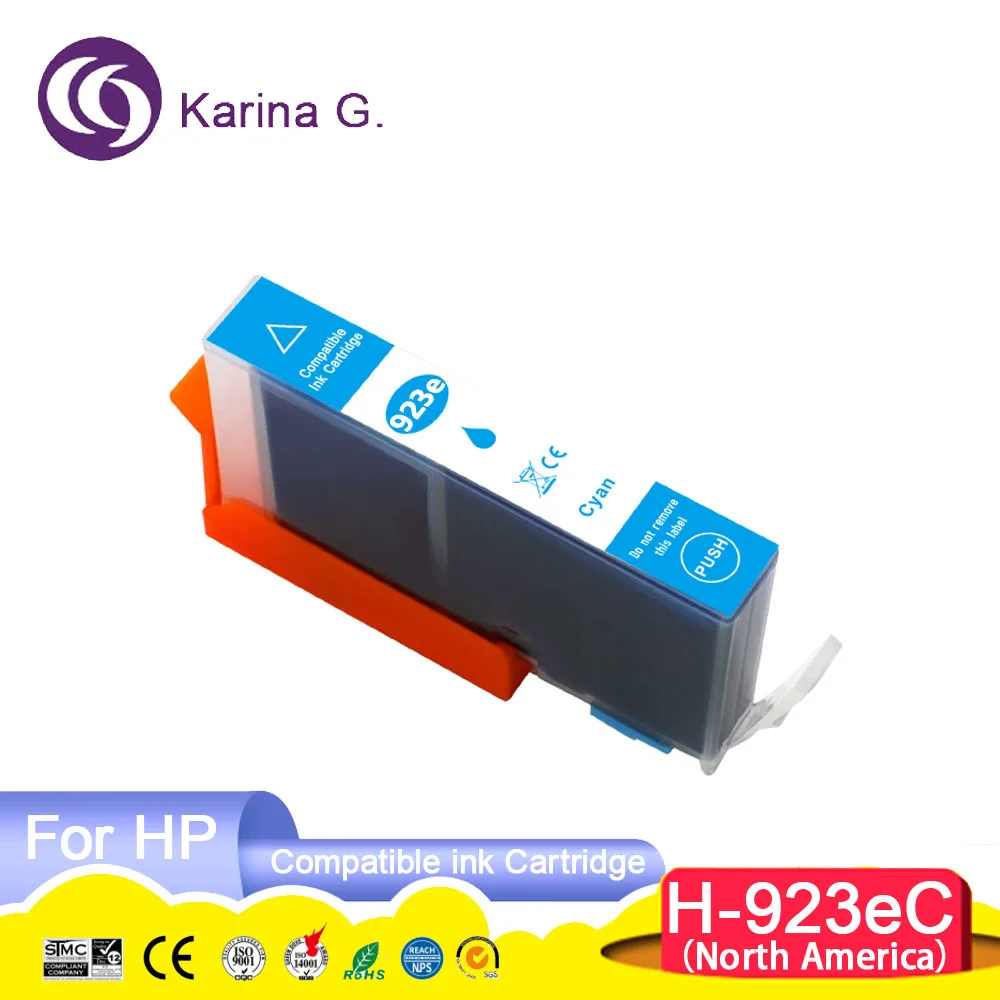 Karina.G For 923 923e Color Compatible Inkjek Ink Cartridge for OfficeJet Pro