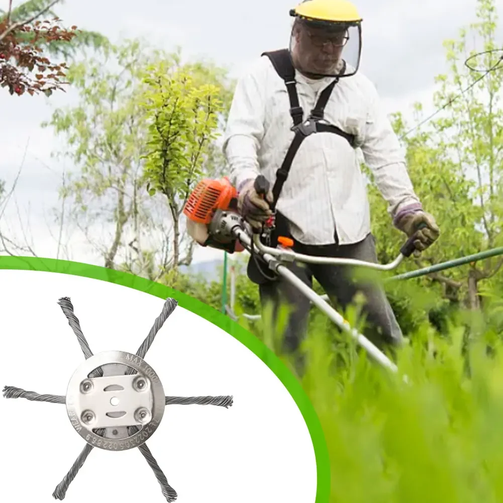 Grass Trimmer Head Universal Wire Trimmer Head Replacement Weed Wacker Attachments Heads for Electric Mower 4