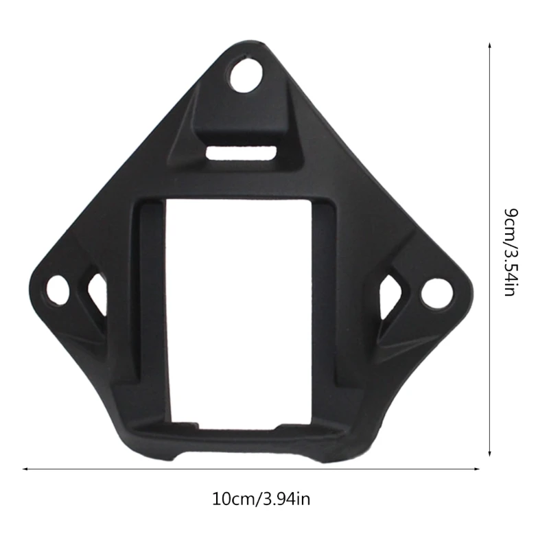 Tactics Helmet NVG Mount Base Adapter Shroud with 3-Hole Aluminum Alloy Helmet NVG Base for Marine Helmets NVG Mounting 3