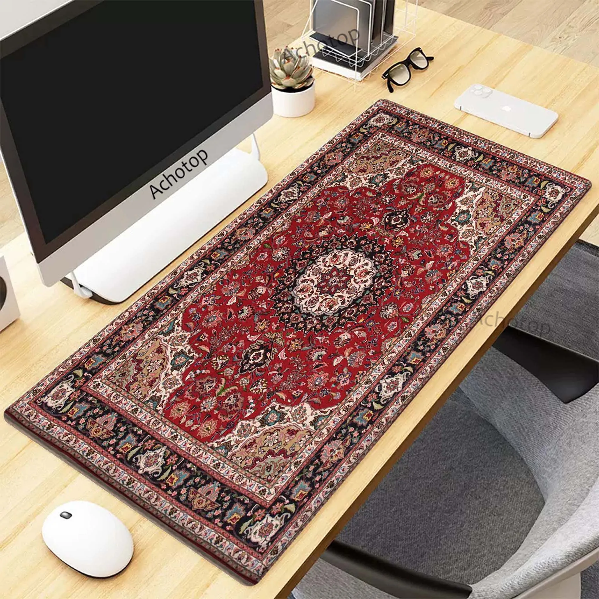 

Persian Carpet Extended Mousepad Gaming Speed Keyboard Pads Desk Mat Office Mouse Pad Anti-slip Pad Tapis de Souris 900x400 XXXL