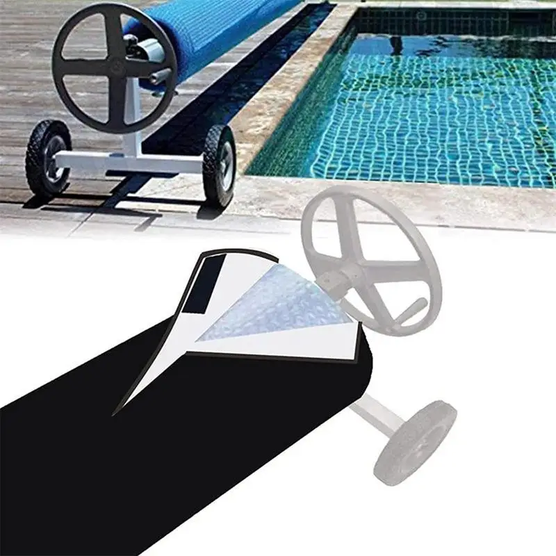 Pool Reel Cover Outdoor Open-air Garden Waterproof Pool Roll-up Cover Solar  Reel Blanket For Above Ground Inground Swimming Pool - AliExpress