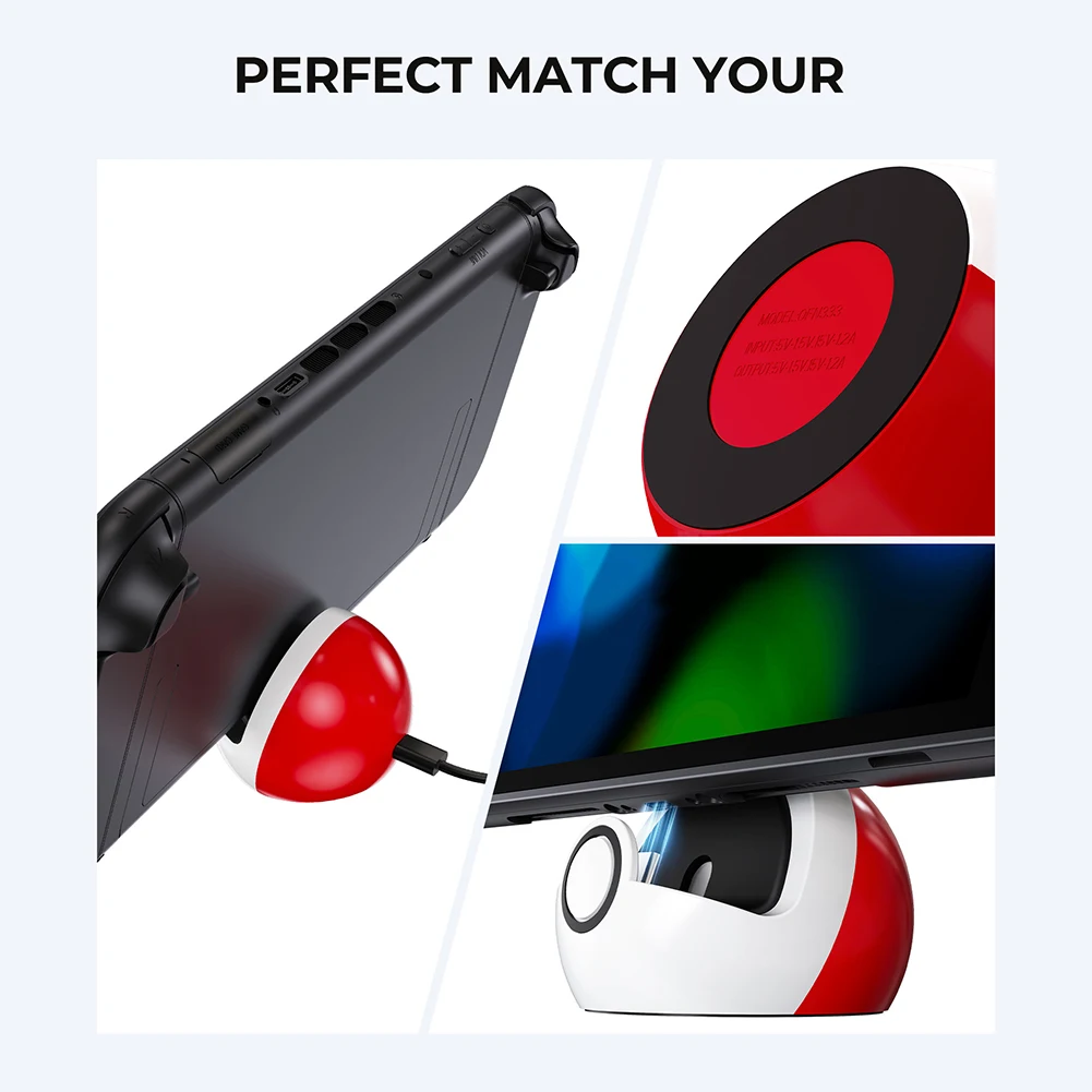 For Nintendo Switch/Switch Lite/Switch OLED/Switch 2 Charger Dock Station with USB-C Port Fast Charging Stand Base Accessories