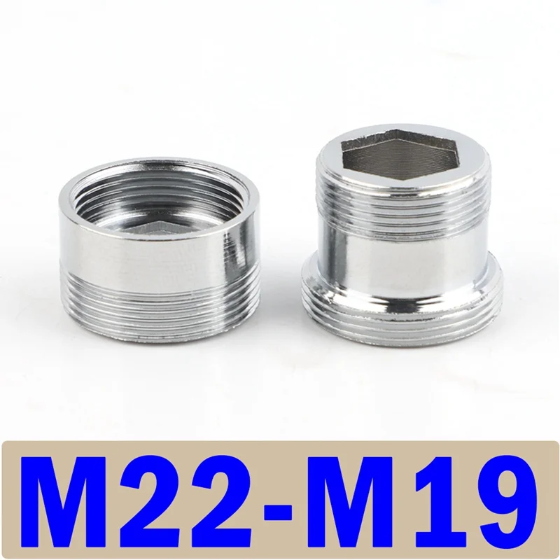 Rvs M22 Om M19 Draad Connector Tuin Huishouden Keuken Kraan Gewrichten Water Tap Adapter Waterzuiveraar Accessoire