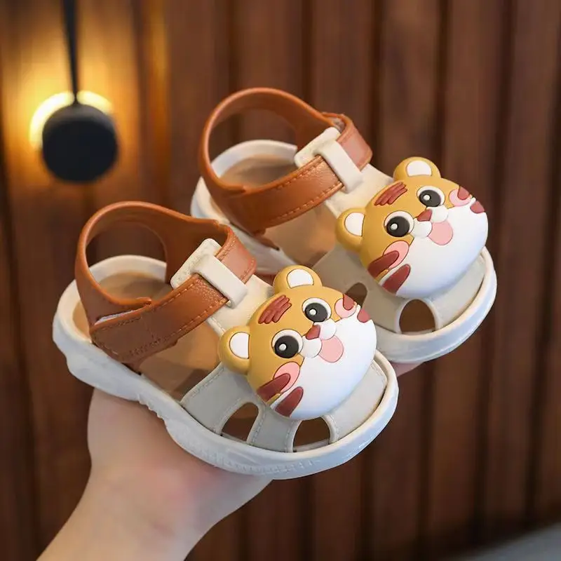 Sandalias Shoes for Girl Children Sandals Garden Shoes New Summer Cartoon Boy Beach Shoe Soft Soled Girls Walking Shoe Baby