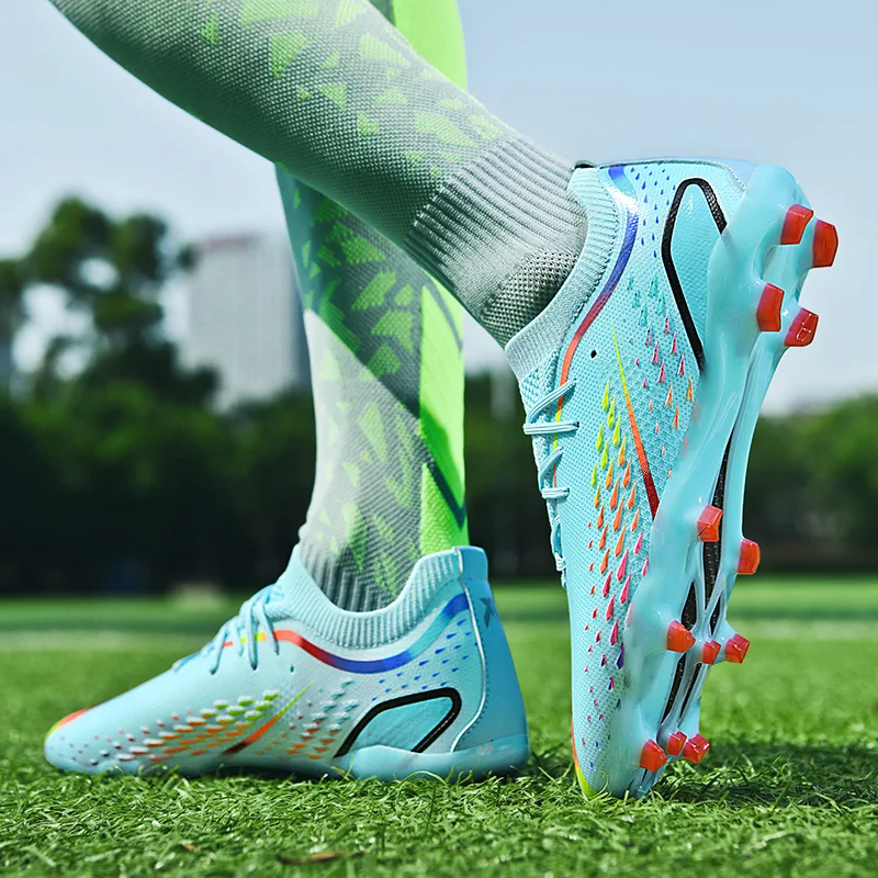 MenOutdoorFootballBootsFustalProfessionalUnisexSoccerShoesHigh
