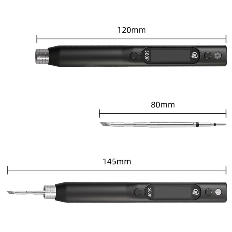SEQURE S60P Anti-Static Nano Soldering Iron Pen Support PD/QC Power Supply Compatible with C210 Solder Tip Precision Repair Tool 6