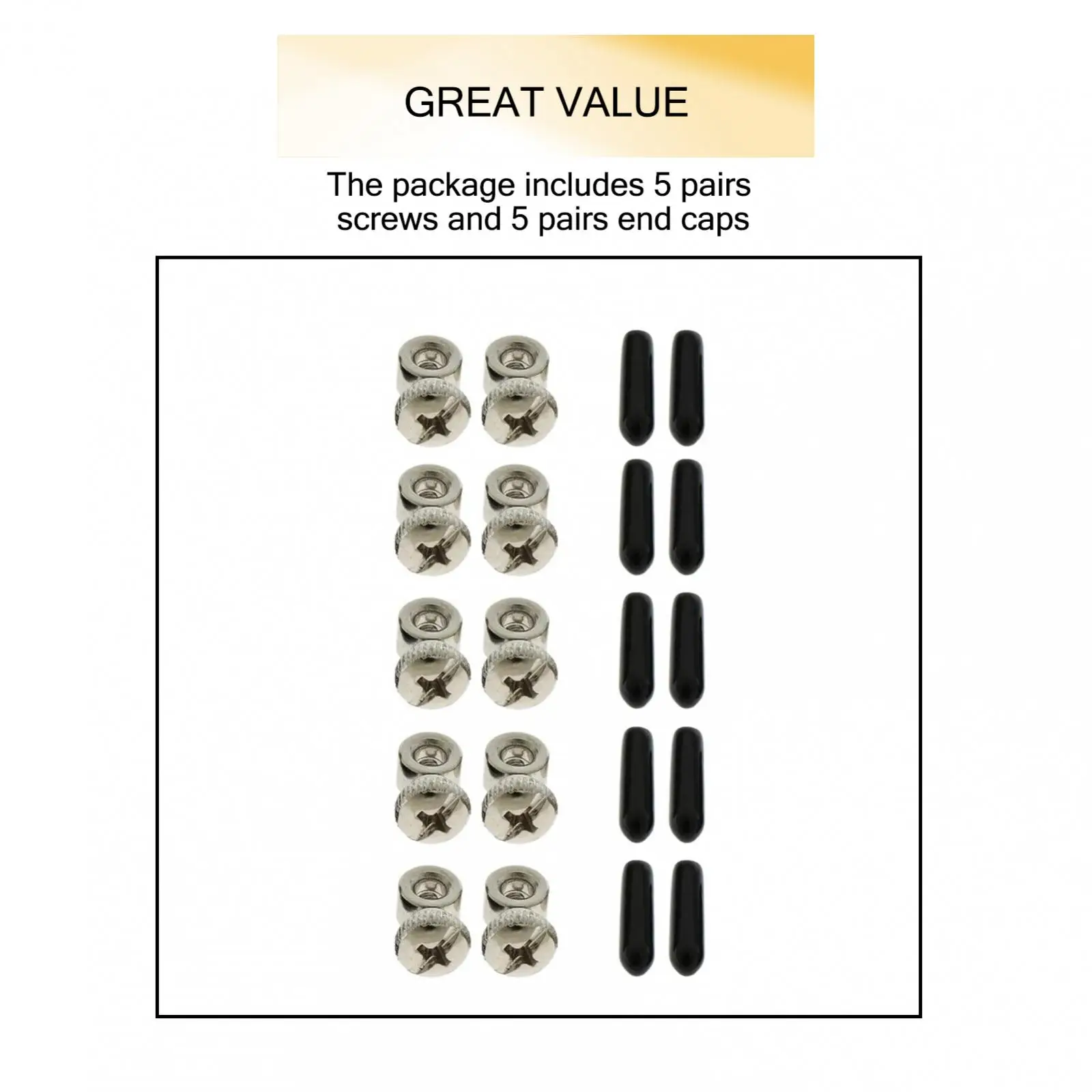 5 Sets Replacement Screws End Caps For Speed Cable Jump Skipping Ropes Cables Accessories