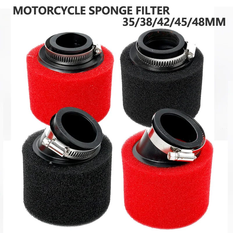 2 Filtri Aria Moto Ad Alte Prestazioni – Diametri 35/38/42/48mm Per Pit Bike, Scooter, ATV 50-150cc - 3