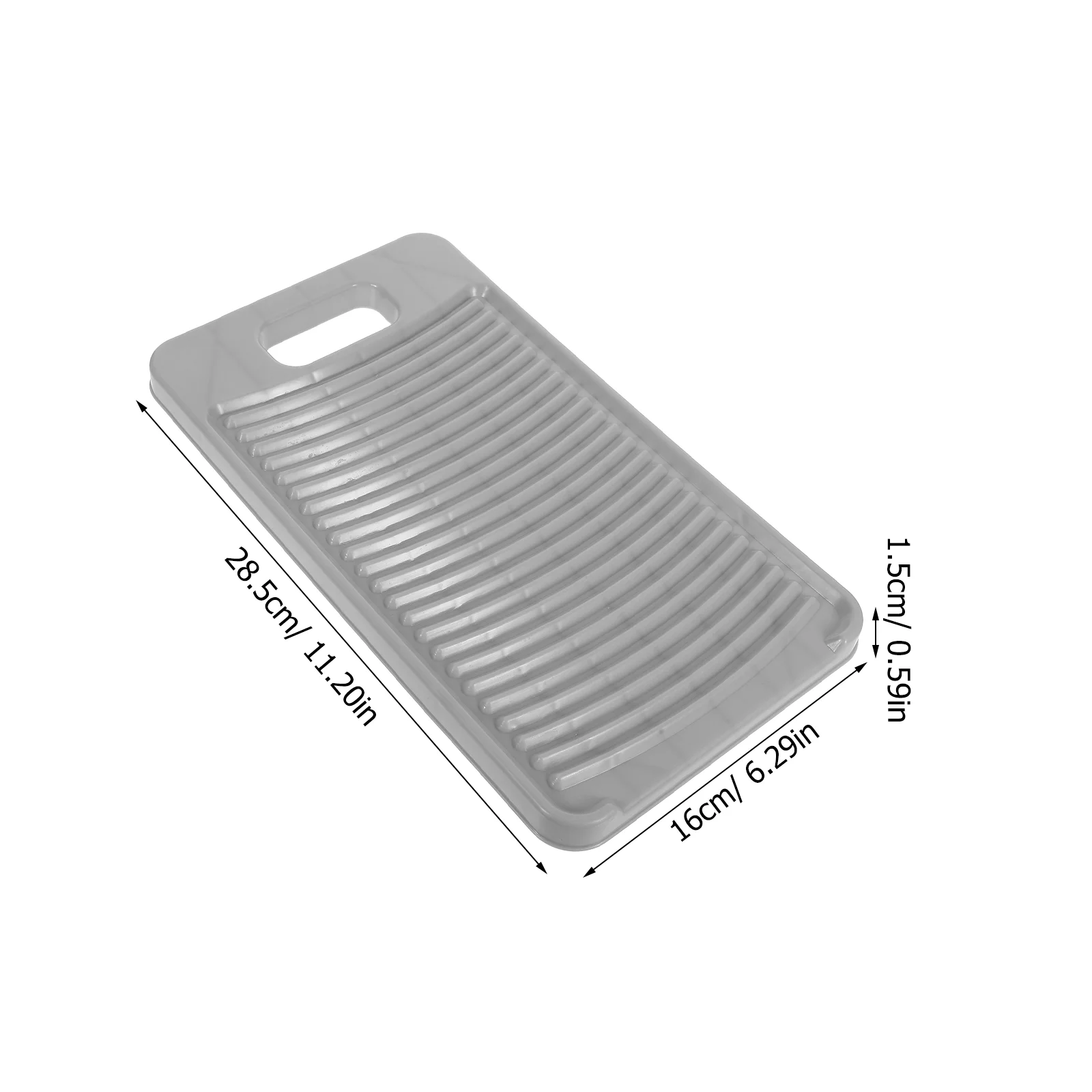 Washboard Anti-slip Hangable Laundry and Artifact (grey) for Travel Clothes Portable Drying Rack Non-slip Pp 3