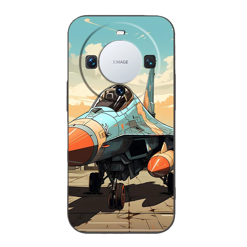 Sky Jet Fighter Silicone Phone Case Cover - Durable Protective Design