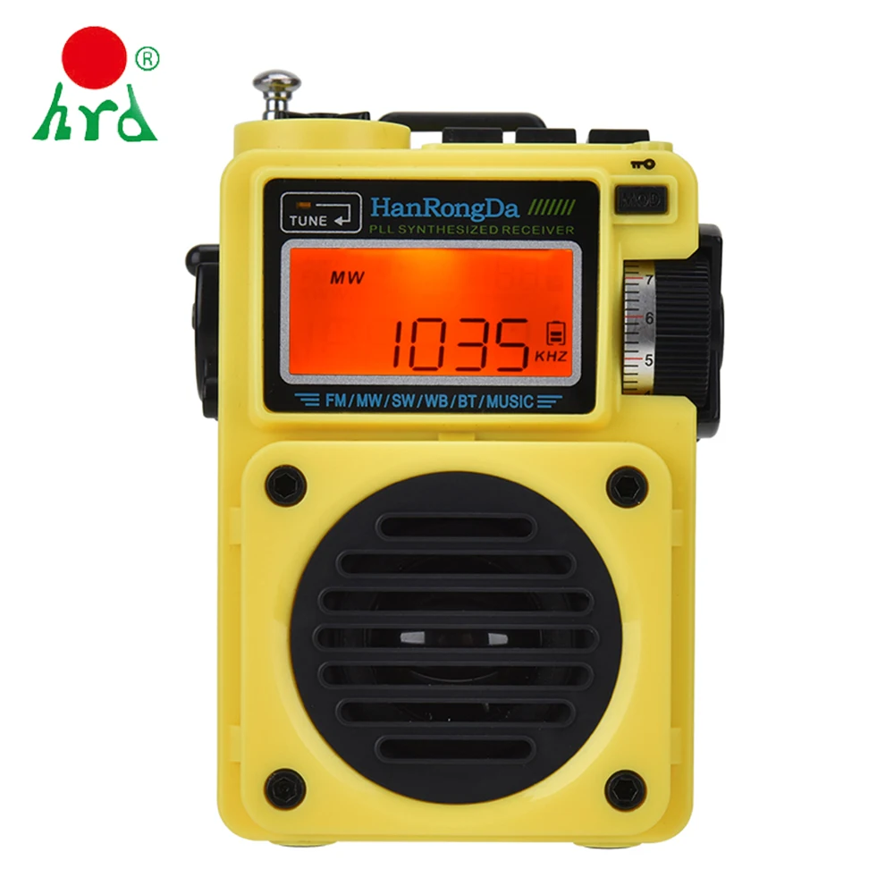 HanRongDa HRD 701 Portable FM/SW/MW/WB Receiver Full Band Digital Radio