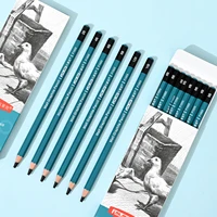 Matte Sketch Pencil Art Graphite Pencils Set HB, 2B, 4B, 6B, 8B,  12B, Mix For Painting Writing Shading Sketch Black Lead Design 2
