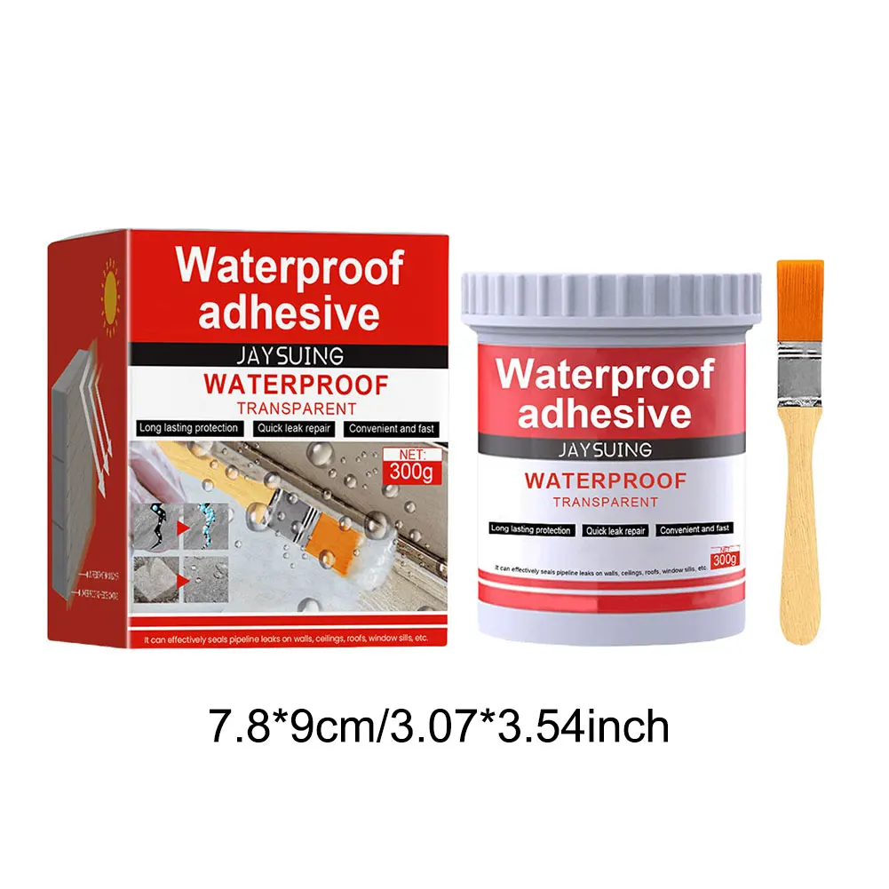 Strong Invisible Waterproof Agent Anti-Leakage Agent with Brush Transparent Sealing Coating Clear Sealant Toilet Repair Tools for sealant glue,silicone sealant,anti leak sealant