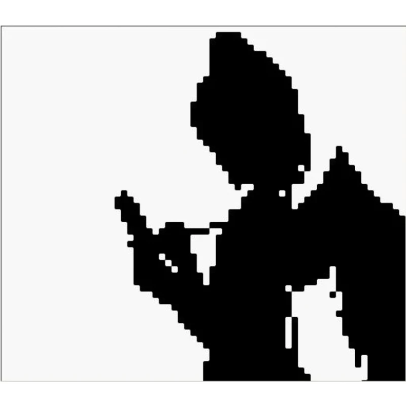 Bad Apple!! Shadow Art Music Video ( Not A Game ) Cartridge for FC Console 60Pins 8 bit Video Game Card