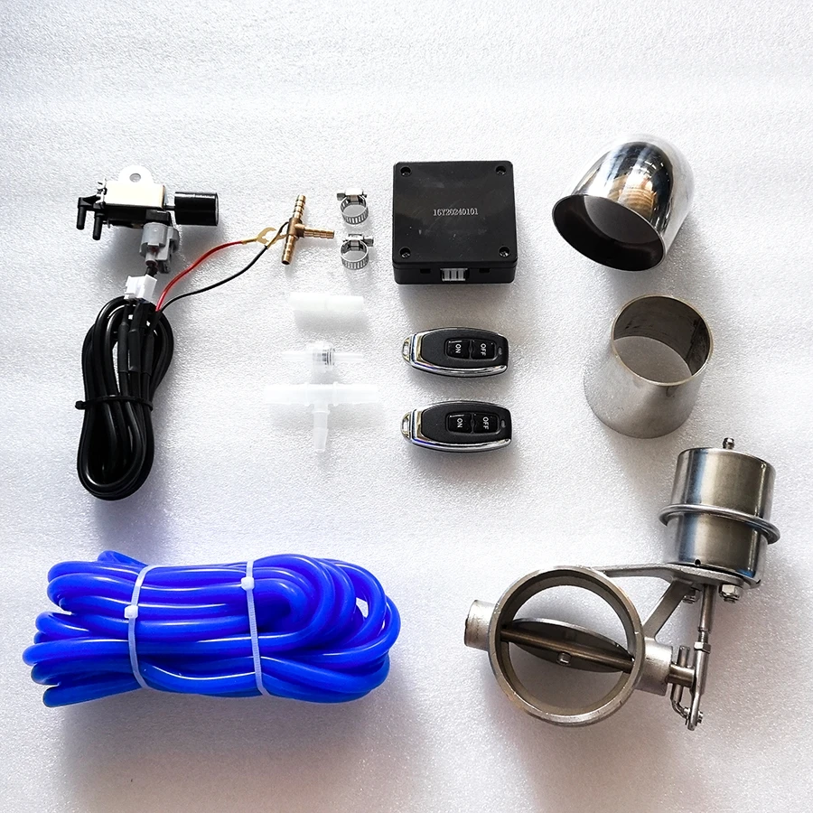 Car Air Bag Exhaust Valve Normal Open Style 2.0 To 3.5 Inch Cutouts Adjustable Sounds By Remote Conroller