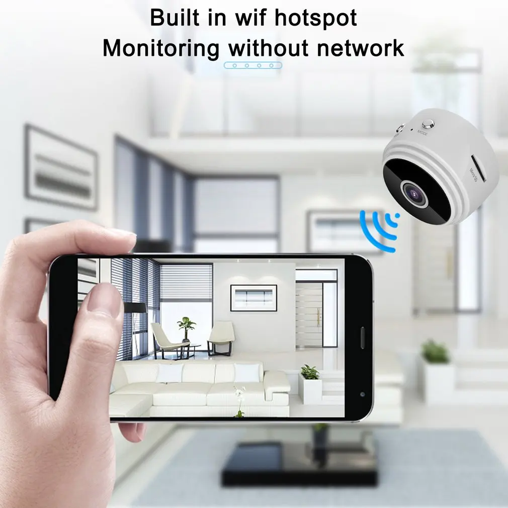 Scc2588ba9c1d4689adb116e597e200bcG New A9 Camera WiFi 1080P HD Voice Recorder Wireless Mini Camera Video Surveillance Network Camera Smart Home Video Surveillance
