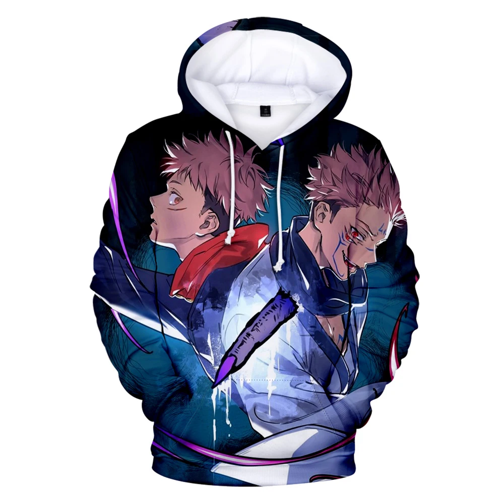 

Jujutsu Kaisen Hoodie 3D Long Sleeve Sweatshirt Women Men's Hoodie Harajuku Streetwear Japanese Anime Clothes