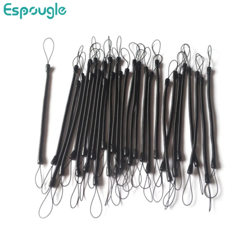 

1000pcs Plastic Spring Cord Mobile Phone Lanyard Anti-drop Stylus Secure Spring Anti-lost Hose Wire Strap