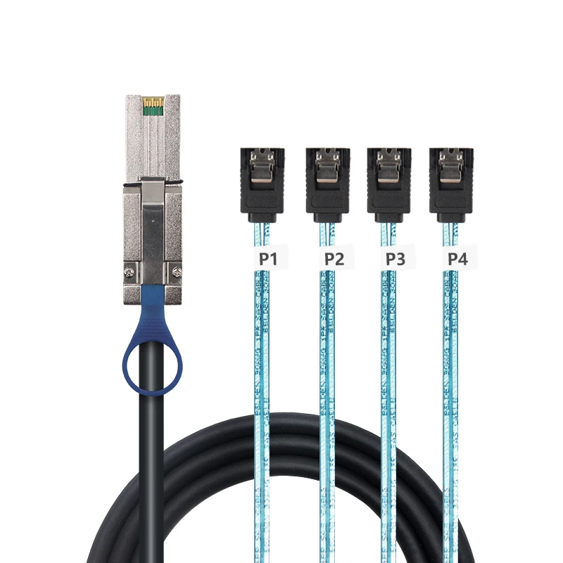 

Mini SAS HD SFF-8088 26Pin TO 4*SATA high-speed server cable