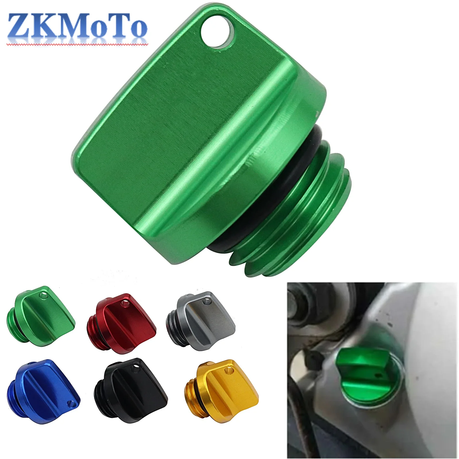 

Motorcycle Crankcase Cap CNC Engine Oil Filler Screw Cover Plug M20*2.5 for Yamaha MT09 FZ09 MT09Tracer FJ09 Tmax 500 T-max 530