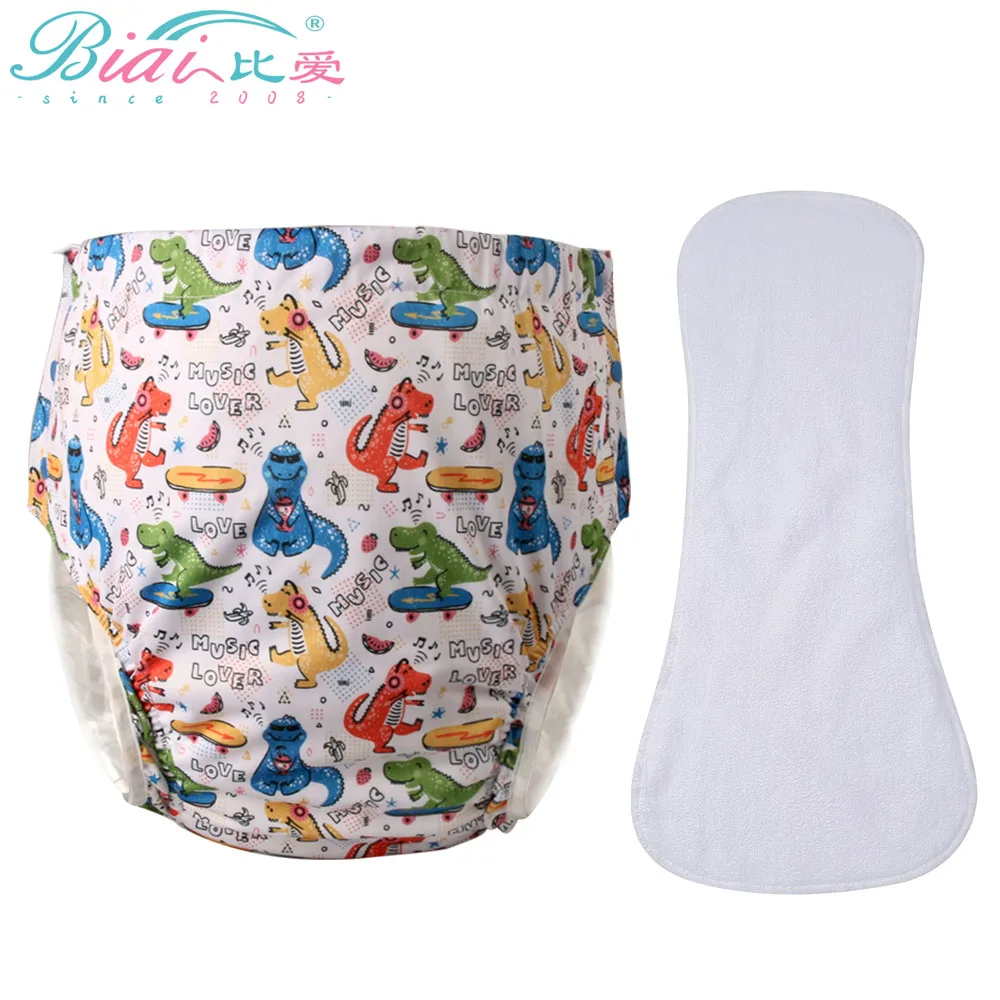 Waterproof Diapers Cloth Diapers Ice Silk Adult Cloth Disaper Waterproof Old Man's Diaper Pants Reusable Diapers Trouser Pocket Anti-leak Breathable Nappy Pads
