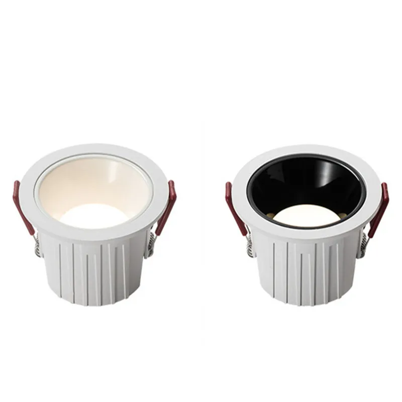 

Recessed Square Bright Round LED Dimmable Downlight 5W 7W 9W 12W COB Ceiling Spot Light AC85-265V 110V 220V Lndoor Lighting