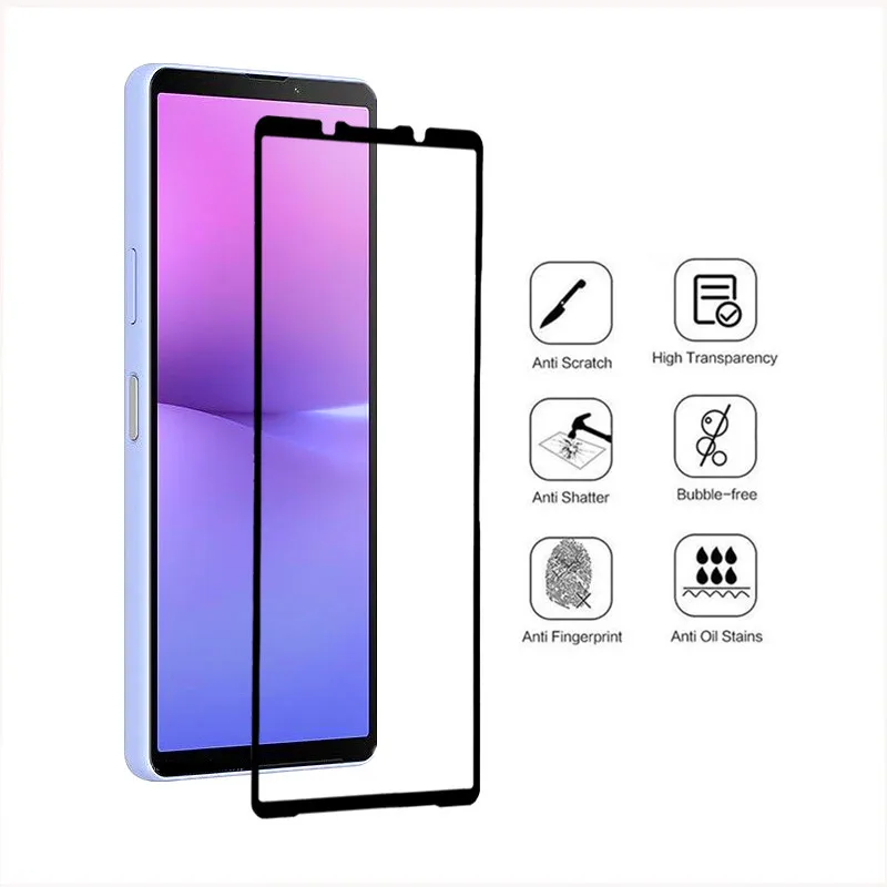 Upscreen Pellicola Protettiva Hybrid Glass Per Sony Xperia 10 II - Protezione 9H Made In Germany