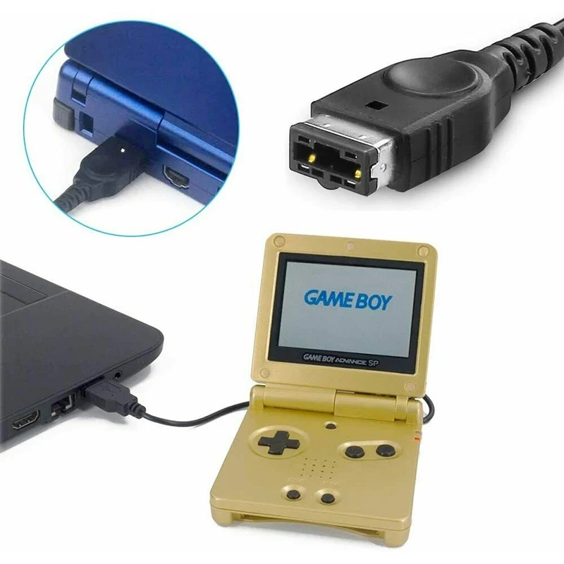 닌텐도 DS 게임보이 어드밴스 SP GBA USB 충전기 케이블 12핀 전원 공급 충전 USB 코드 1.2M