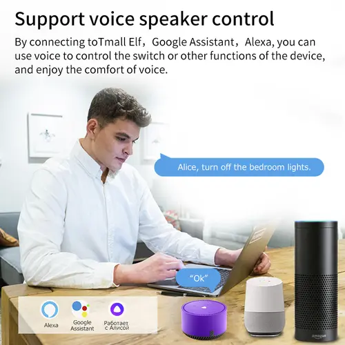 16A 20A Tuya WiFi Smart Switch 2-way Control Mini Smart Breaker Work With Smart Life Alexa Google Home Alice - Image 5